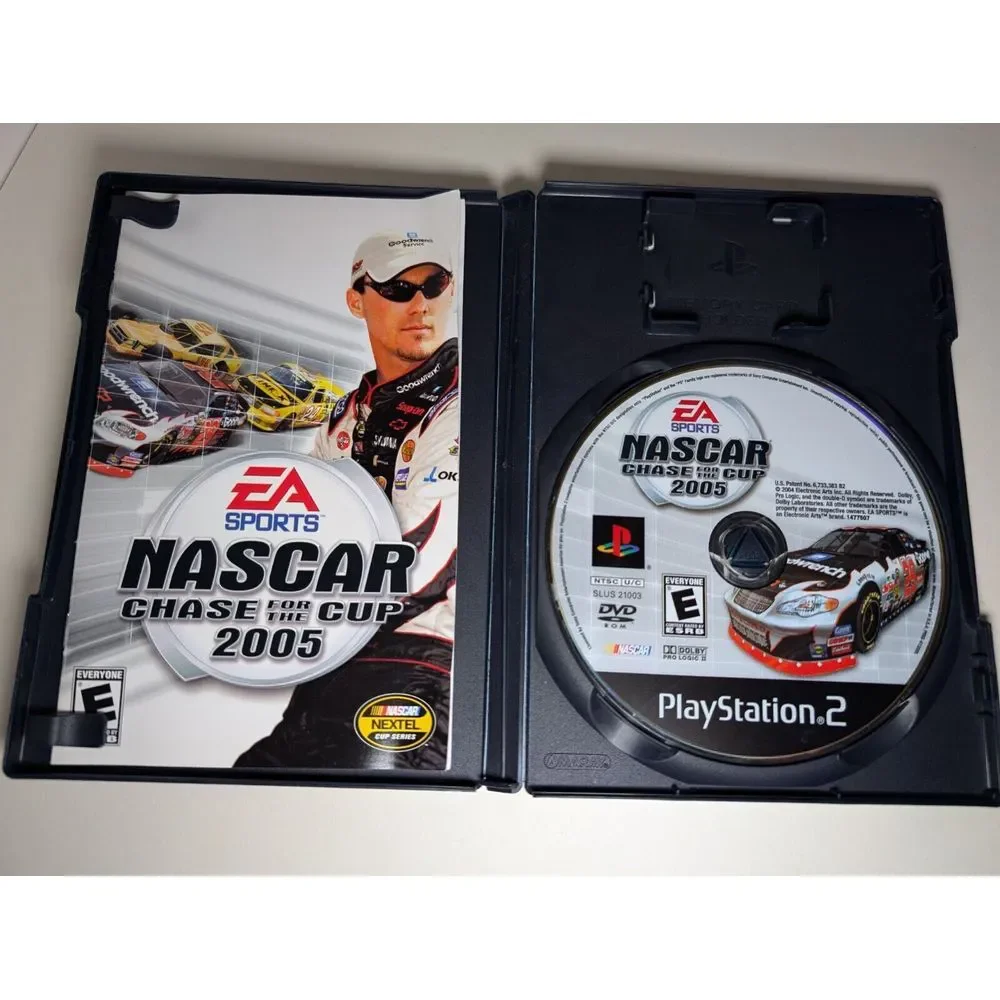 NASCAR 2005: Chase for‎ the Cup (Sony PlayStation 2, 2004) CIB W/ Manual Works!